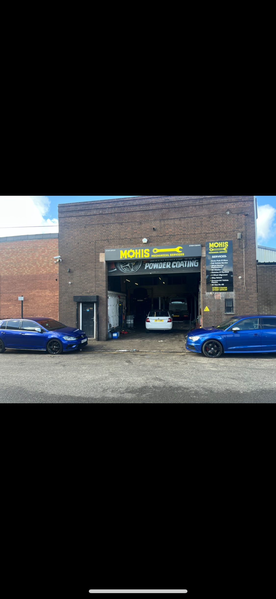 Mechanical work carried out at Mohis Mechanical Services in Walsall