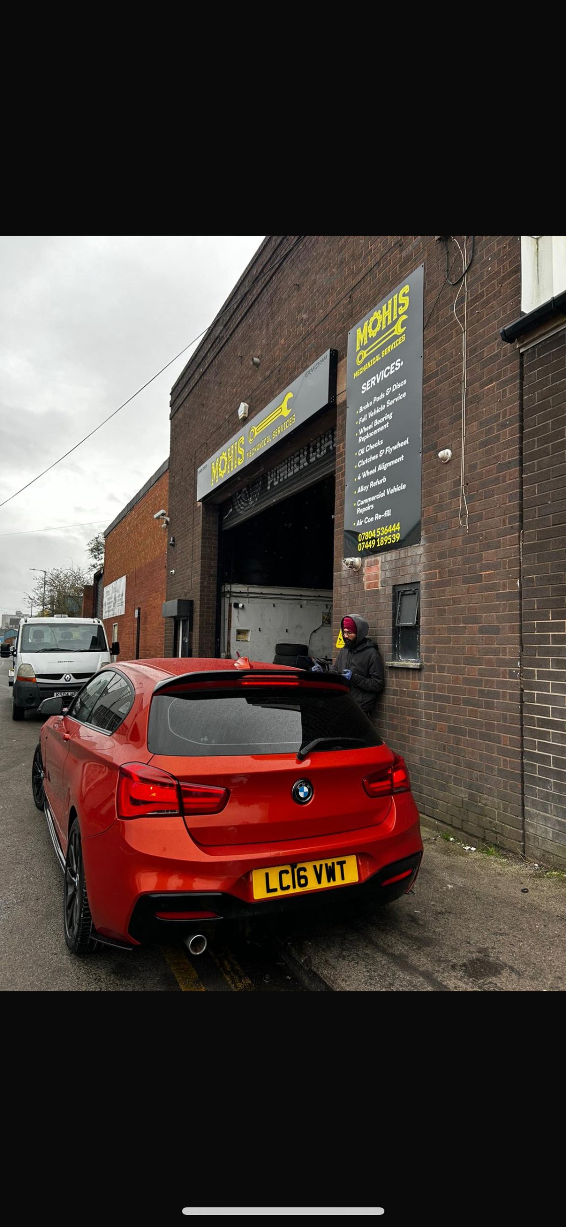 Work carried out by Mohis Mechanical Services in Walsall