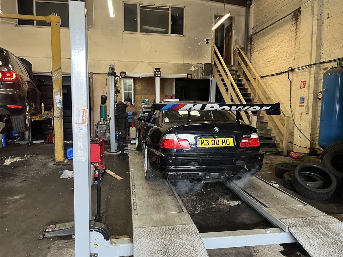 Car repair in progress at our Walsall garage